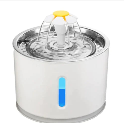 Automatic Cat Water Fountain with LED – whisper-quiet pet drinking fountain
